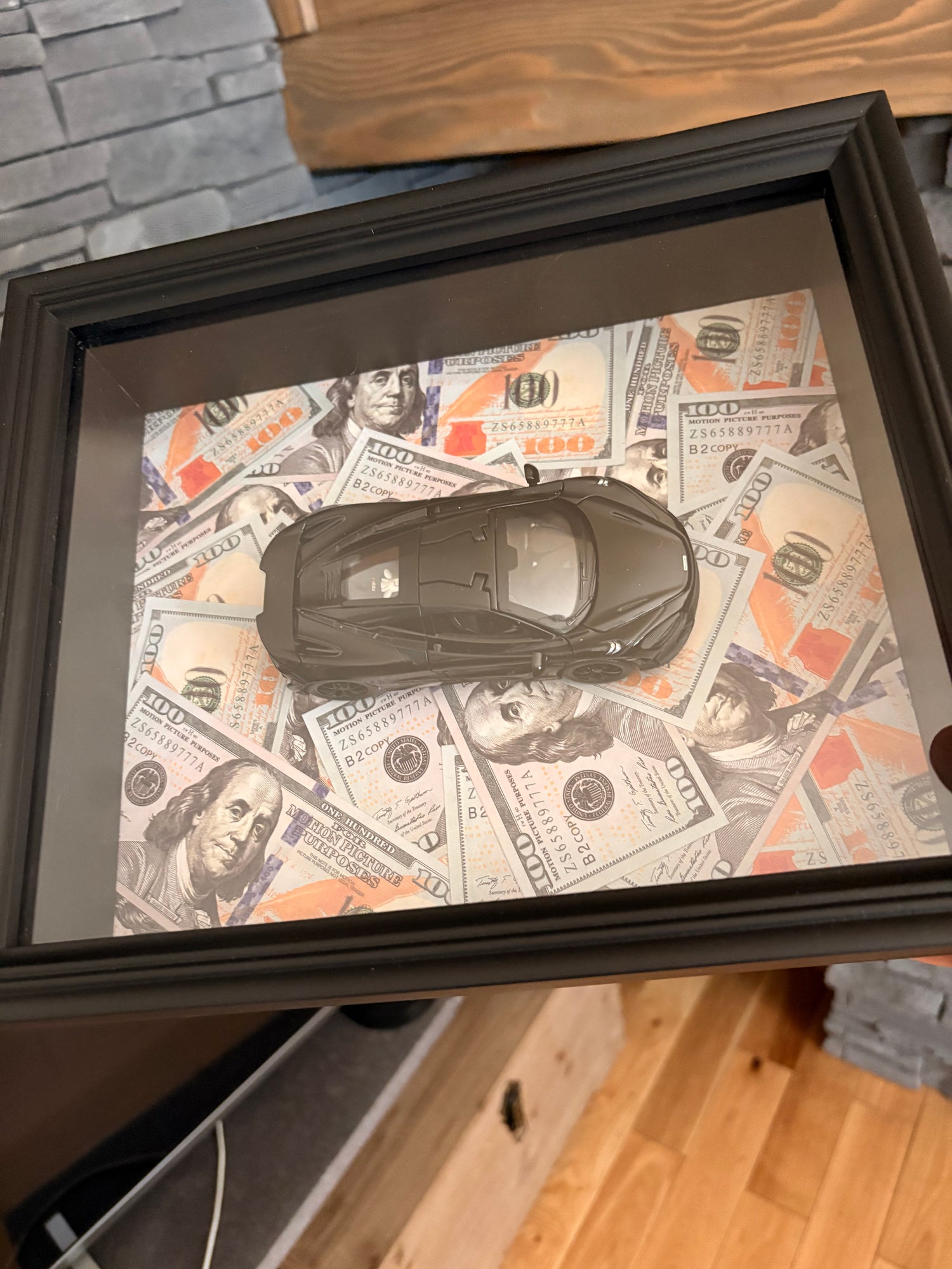 Cadre McLaren Black Edition – Art automobile de luxe et réussite